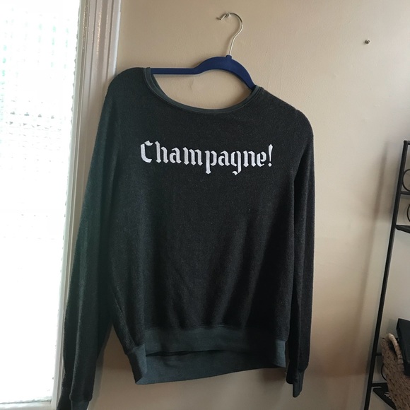 wildfox Champagne Baggy Beach Jumper - Picture 3 of 5